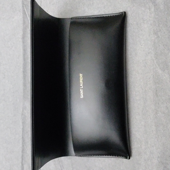 Saint Laurent Sunglasses Eyeglasses Soft Black Case - Picture 3 of 5